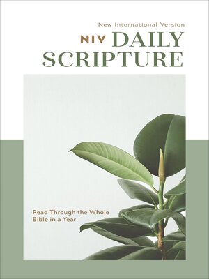 cover image of NIV, Daily Scripture